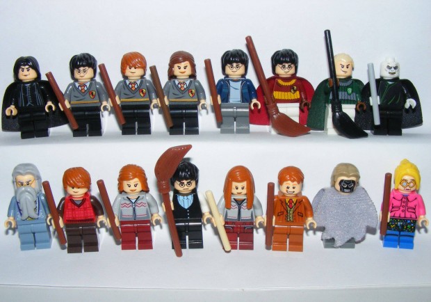 Lego Harry Potter figurk Hermione Voldemort Death Eater figura 16db