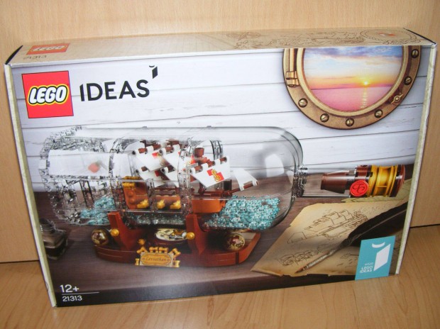 Lego Ideas 21313 / 92177 Haj a Palackban Ship in the Bottle j BP!
