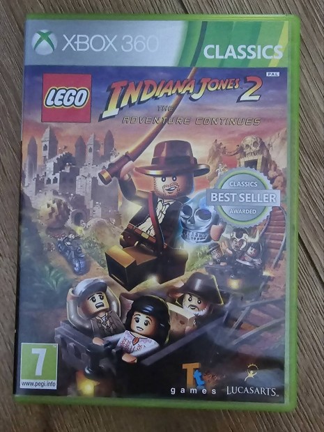 Lego Indiana Jones 2 Xbox 360 hasznlt 