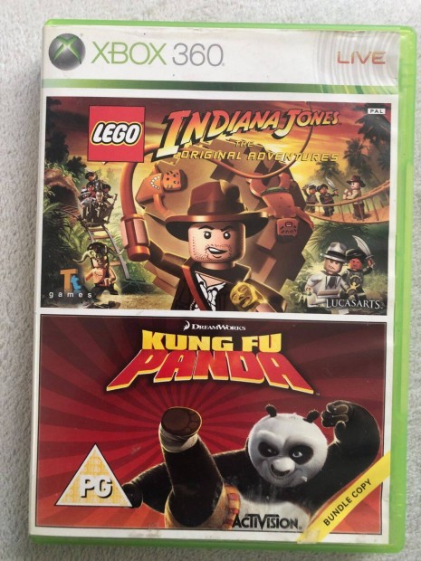 Lego Indiana Jones + Kung Fu Panda Xbox 360 jt