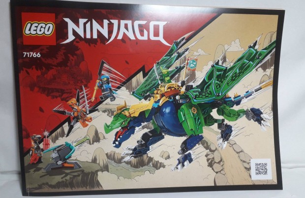 Lego Instructions Ninjago Core 71766 Lloyd's Legendary Dragon 2022