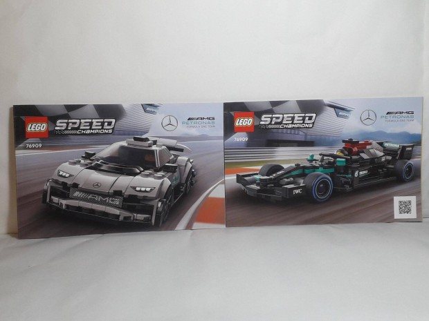 Lego Instructions Speed Champions 76909 Mercedes-AMG F1 & Project 1
