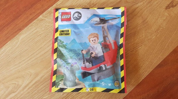 Lego Jurassic World 122403 Owen helikopterrel s raptorral