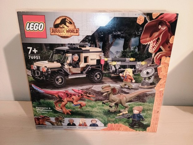 Lego Jurassic World 76951 Pyroraptor s Dilophosaurus szllts