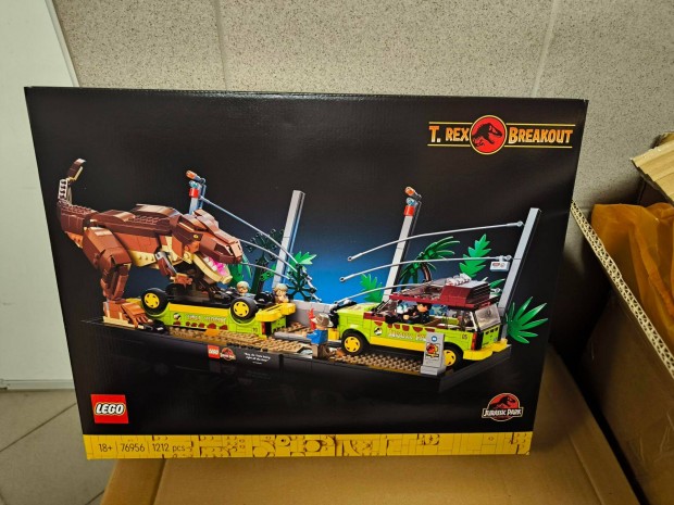 Lego Jurassic World 76956 T-Rex szökése új, bontatlan