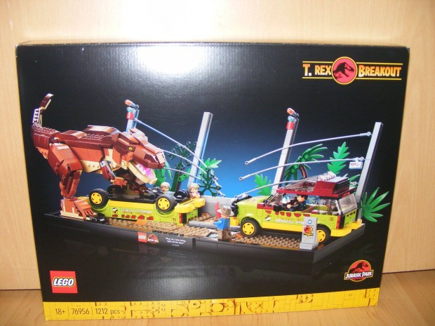 Lego Jurassic World Park 76956 T-rex szökés Új BP