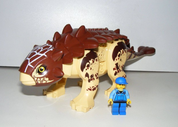 Lego Jurassic World dinoszaurusz figura dn Nagy Ankylosaurus + Hang!
