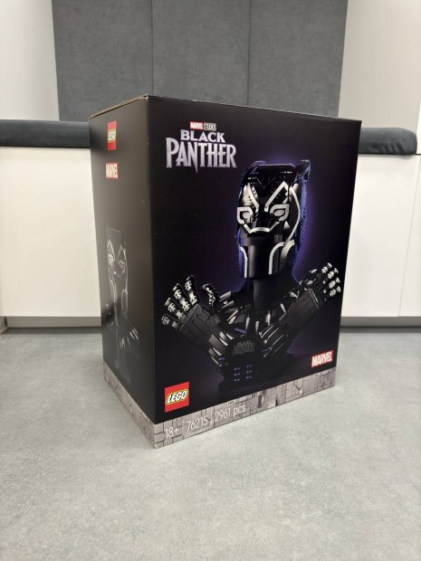 Lego Marvel Studios Black Panther Fekete Prduc mellszobor 76215