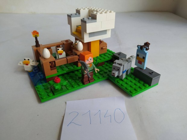 Lego Minecraft 21140 Csirkeudvar szp llapotban