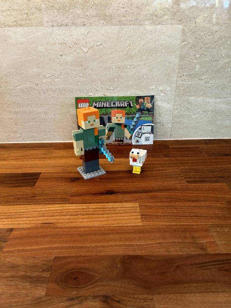 Lego Minecraft 21149 Bigfig Alex csirkvel