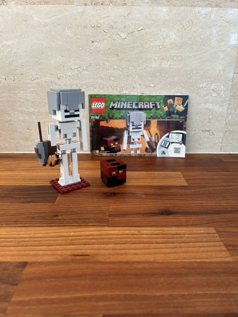 Lego Minecraft 21150 Bigfig csontvz magmakockval