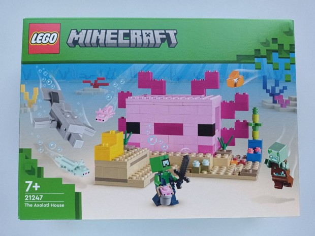 Lego Minecraft 21247 Az Axolotl hz j bontatlan