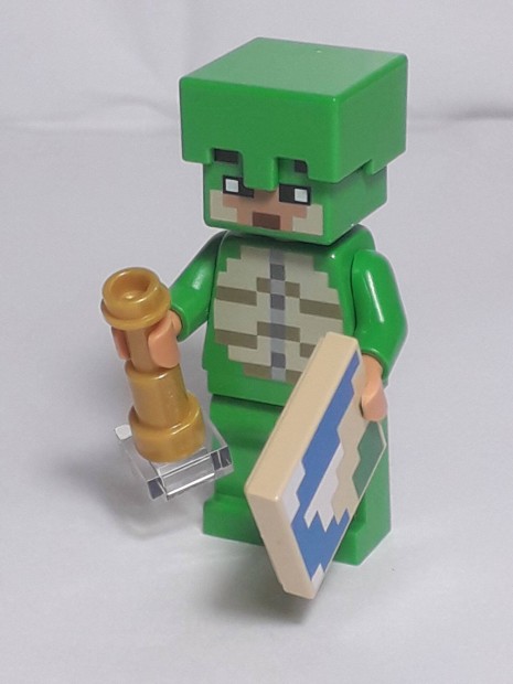 Lego Minecraft 21254 Turtle Skin Warrior minifigura 2024