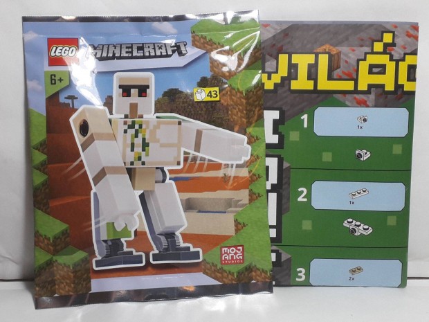 Lego Minecraft Mini Foil Pack 662203 Iron Golem 2022