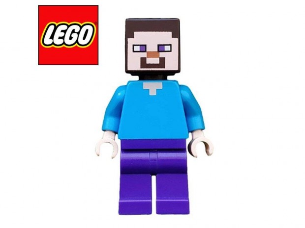 Lego Minecraft - Steve minifigura - j