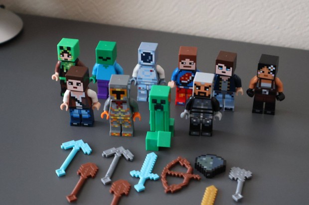 Lego Minecraft figurk eredeti lego 10db