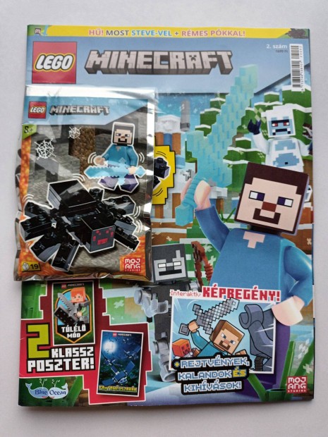 Lego Minecraft magazin 2. szm 662207 rmes pk Steve figura bontatlan