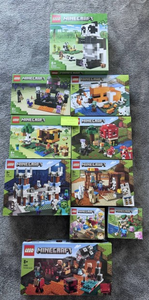 Lego Minecraft szettek (10 szett)