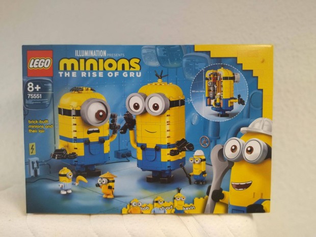 Lego Minions 75551 Kocka minyonok s barlangjuk j, bontatlan