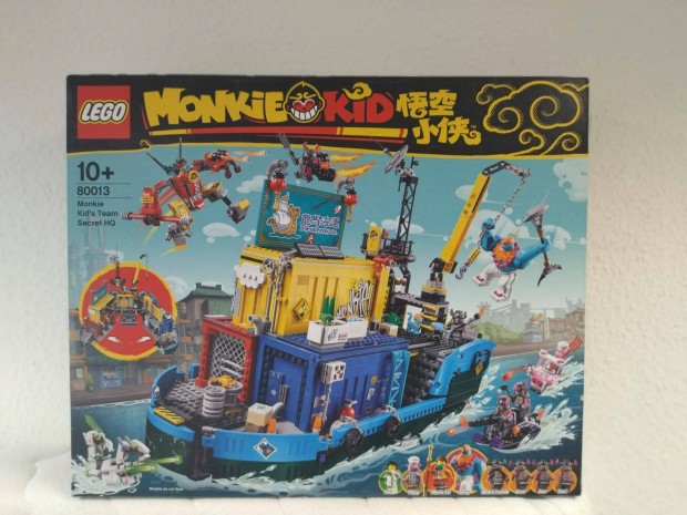 Lego Monkie Kid 80013 Monkie Kid csapatnak titkos fhadiszllsa j