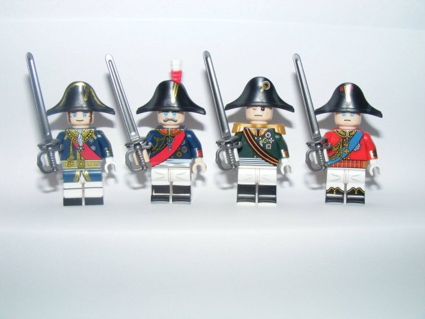 Lego Napleon hbork katona Tiszt Murat Kutuzov Welleslev Blcher