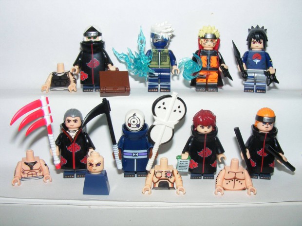 Lego Naruto figurk Uzumaki Hidan Kakazu Uchiha Obito Sasuke figura j