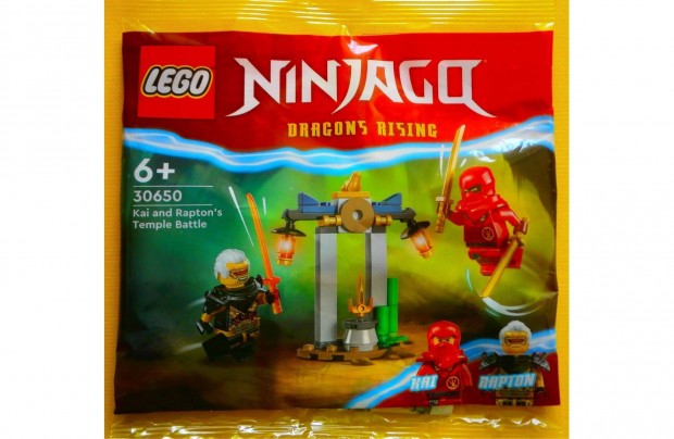 Lego Ninjago 30650 Kai s Rapton templomi csatja - j, bontatlan