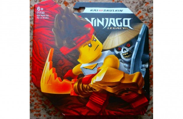 Lego Ninjago 71730 Hsi harci kszlet Kai vs Skulkin - j, bontatlan