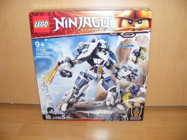 Lego Ninjago 71738 Zane mechanikus Titánjának csatája Új BP!