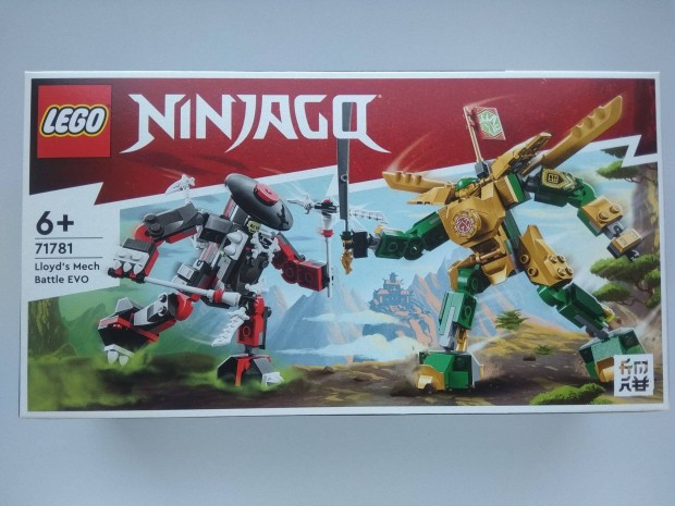 Lego Ninjago 71781 Lloyd Evo robot csata j bontatlan