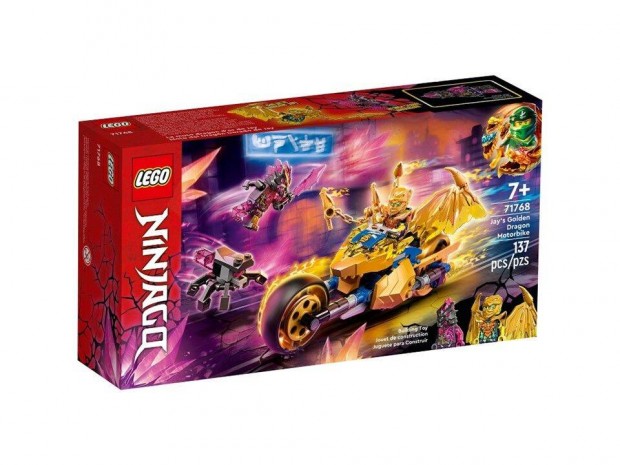 Lego Ninjago - 71768 Jay aranysrkny motorja kszlet