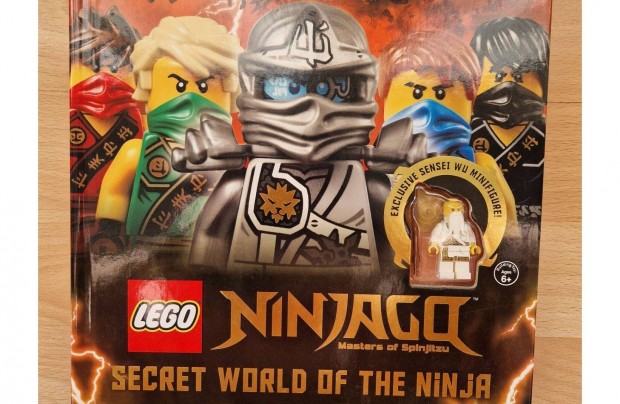 Lego Ninjago angol knyv Sensei Wu figurval