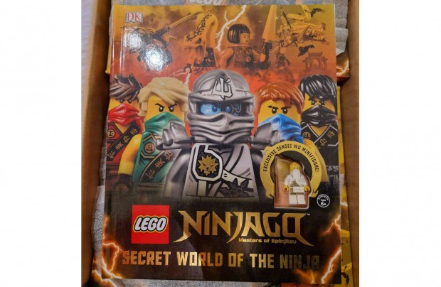 Lego Ninjago knyv Sensei Wu figurval Angol