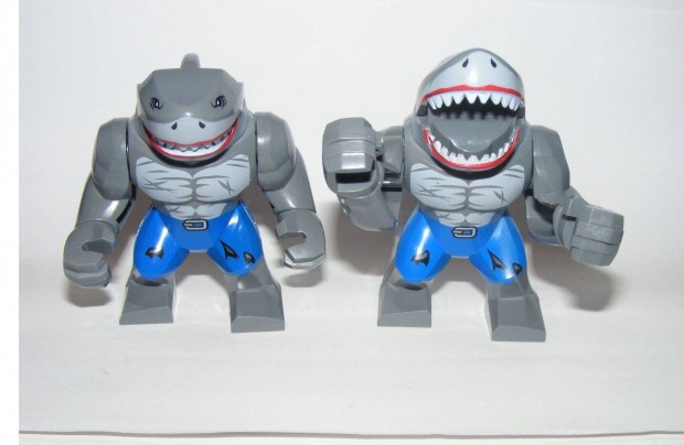 Lego ngyilkos Alakulat King Shark Cpa kirly Bigfig Nagy figura j
