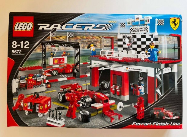 Lego Racers 8672 Ferrari Forma1 Box utca