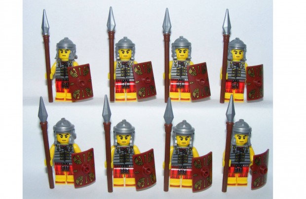 Lego Rmai katona Centurio Roman soldier pajzs lndzsa 8db figura j