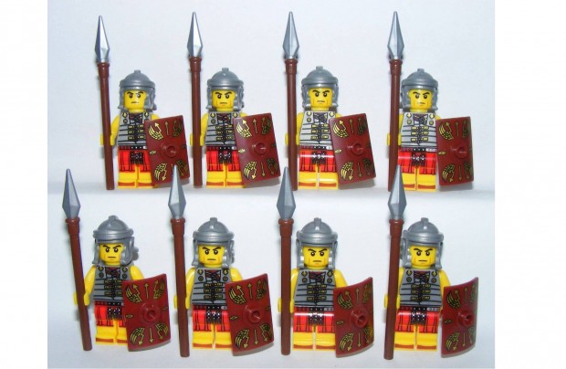 Lego Rmai katona Centurio Roman soldier pajzs lndzsa 8db figura j