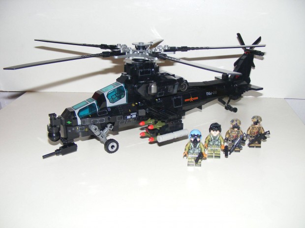 Lego SWAT Modern hadvisels Z-10 Harci tmad Helikopter 700db j
