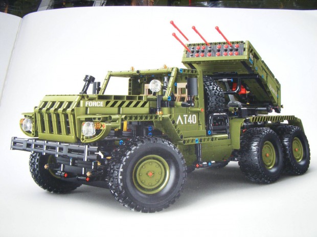 Lego SWAT Technic BM-21 Grad Katyusha Raktaindt teheraut 2270db j