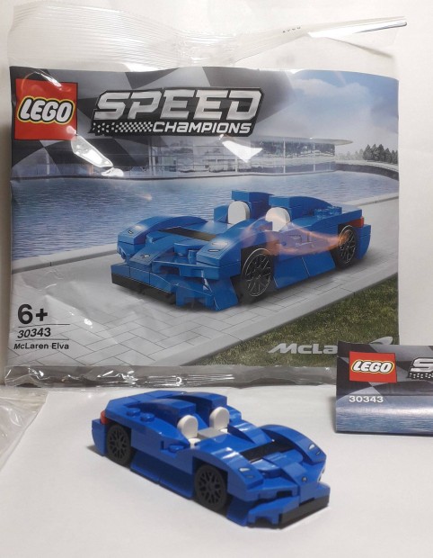 Lego Speed Champions 30343 Mclaren Elva Polybag 2021 hasznlt