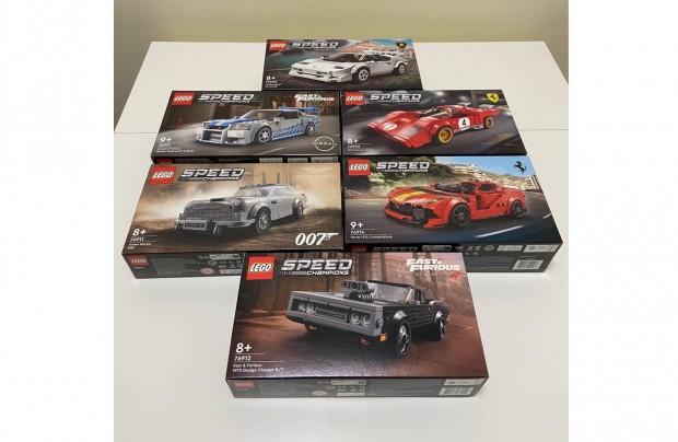 Lego Speed Champions 76911+76912+76917+76914+76908+76906 egyben!
