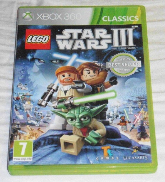 Lego Star Wars 3 - The Clone Wars Gyri Xbox 360, ONE, Series X Jtk