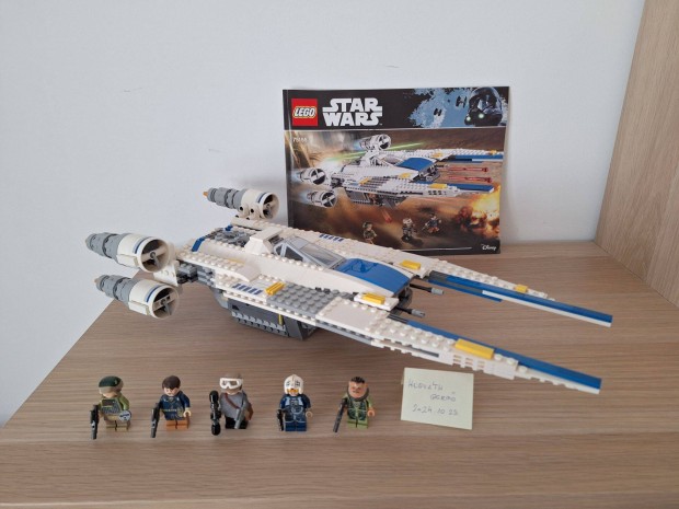 Lego Star Wars 75155 U-Wing, jszer, hinytalan, doboz nincs