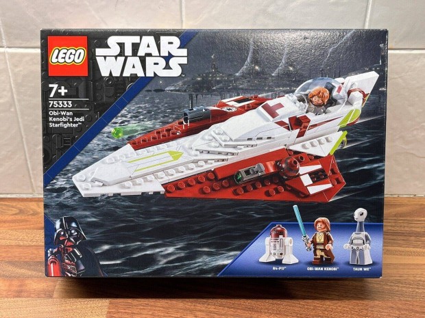 Lego Star Wars 75333 Obi-Wan Kenobi Jedi Starfighter Új BP