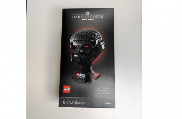Lego Star Wars 75343 - Star Wars: Dark Trooper Helmet - új, bontatlan