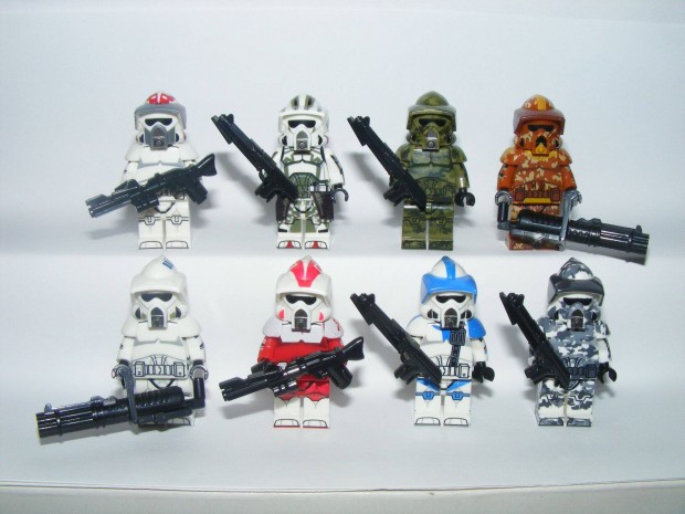 Lego Star Wars ARF trooper figurák Forest Kamino Geonosis Jungl figura