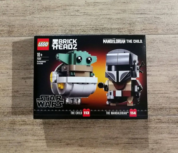 Lego Star Wars Brickheadz 75317 Mandalorian & Child Ingyen kiszllts