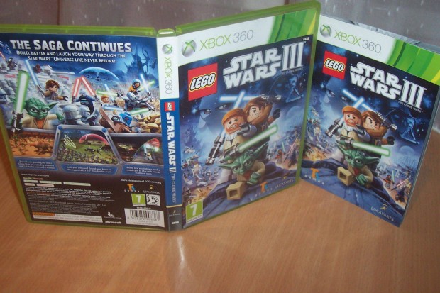 Lego Star Wars III - The Clone Wars - eredeti xbox360/ONE jtk