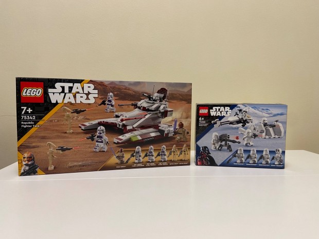 Lego Star Wars Köztársasági Fighter Tank (75342), Hógárdista (75320)