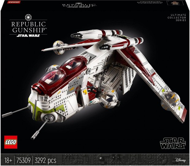 Lego Star Wars Republic Gunship (75309) Bontatlan!!!